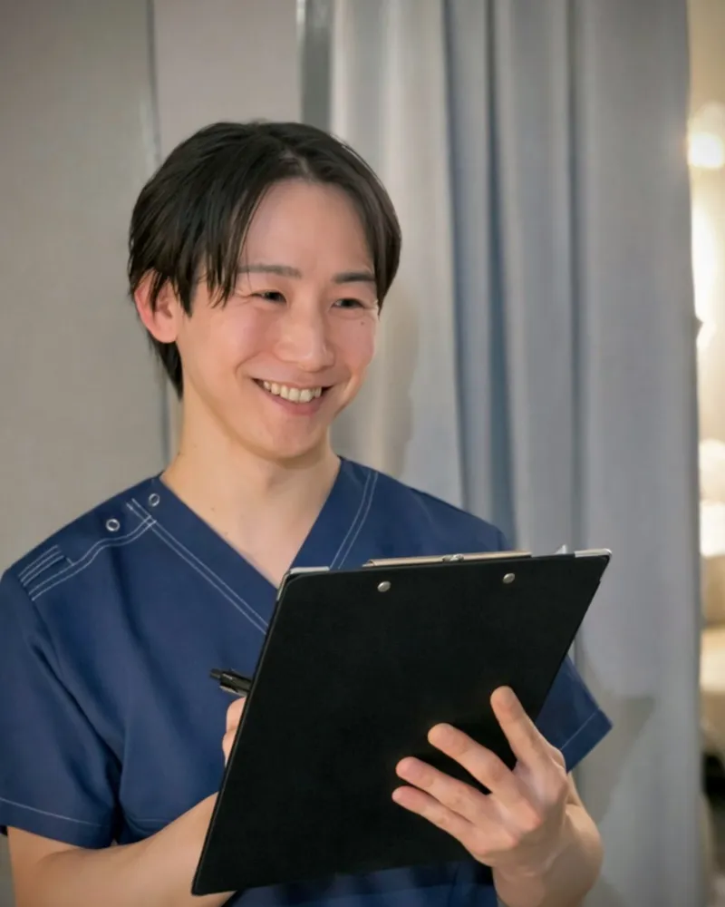 大阪 自律神経専門整体院 gene カウンセリング風景